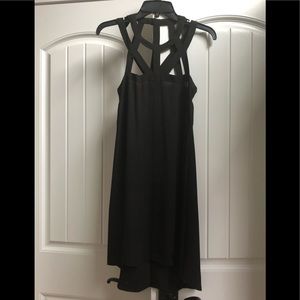 Bcbg Maxazria black short criss cross dress